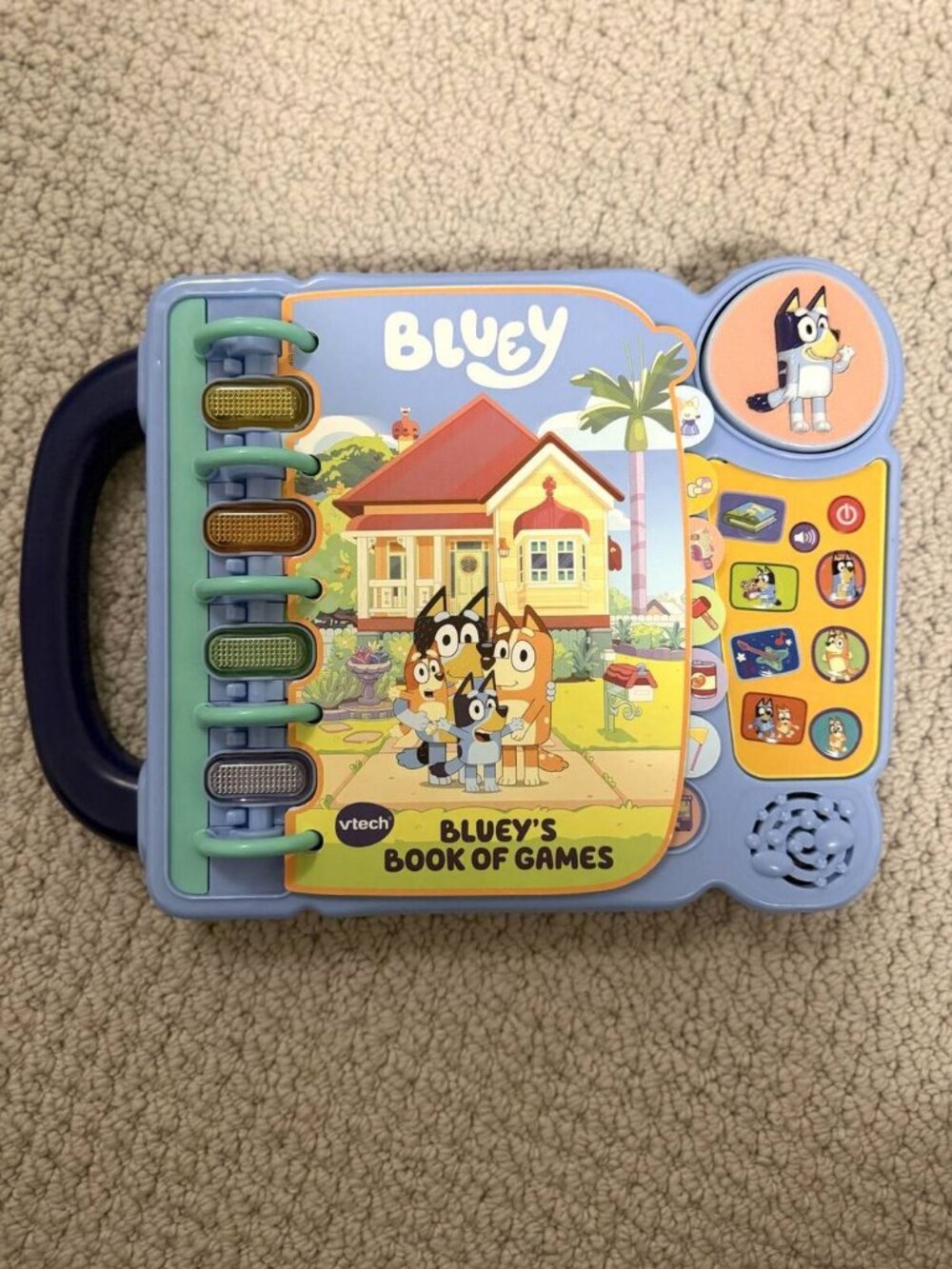 VTech Bluey's Book of Games Interactive Sound Book Tested